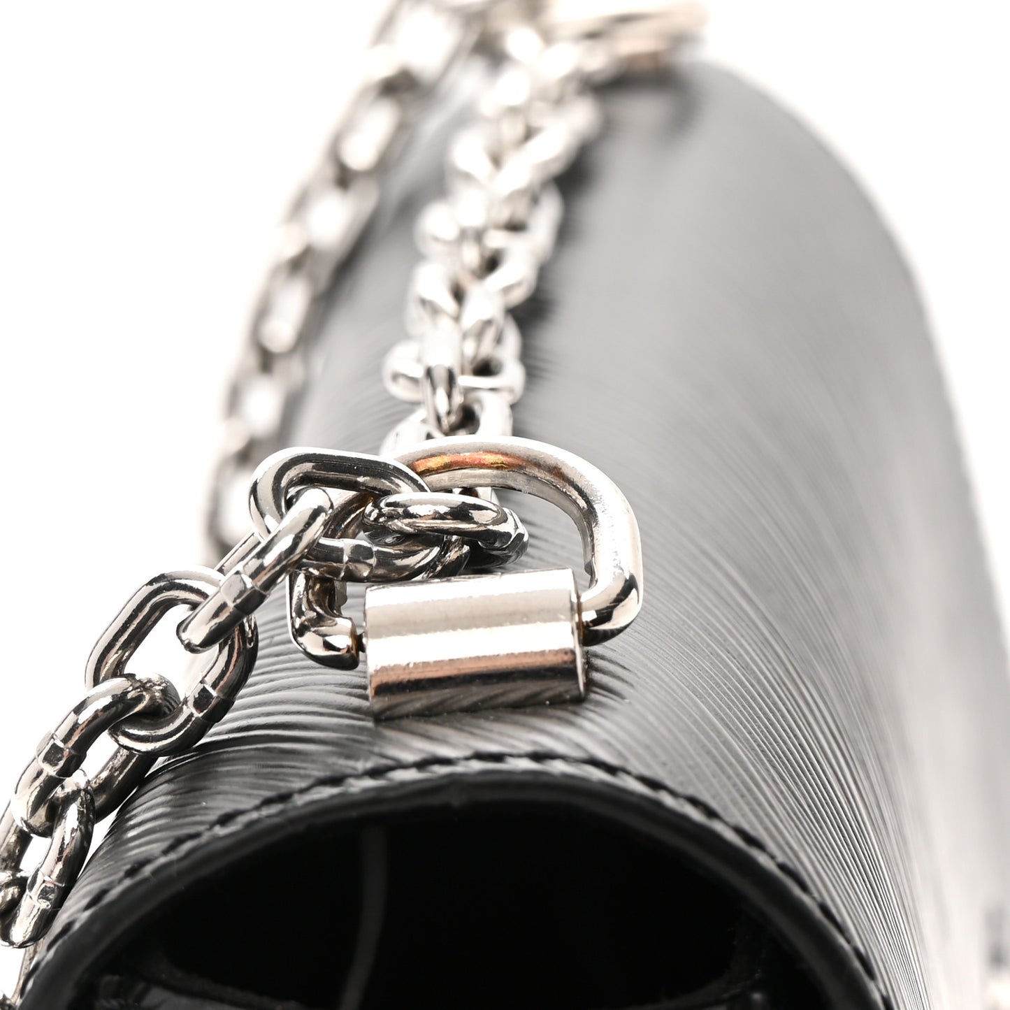 LOUIS VUITTON Epi Twist Shoulder Bag MM Black