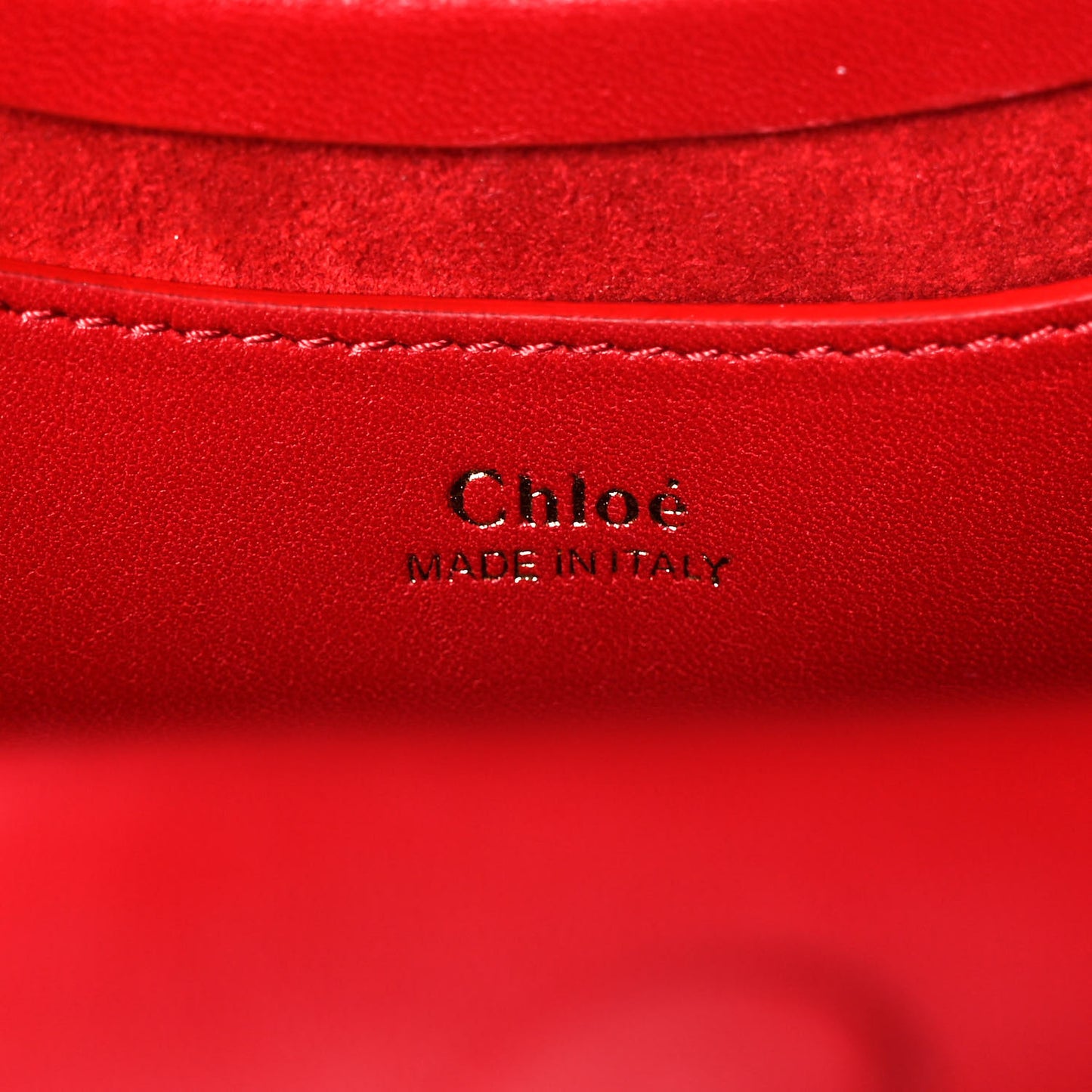 Nappa Small Kiss Bag Red Crush