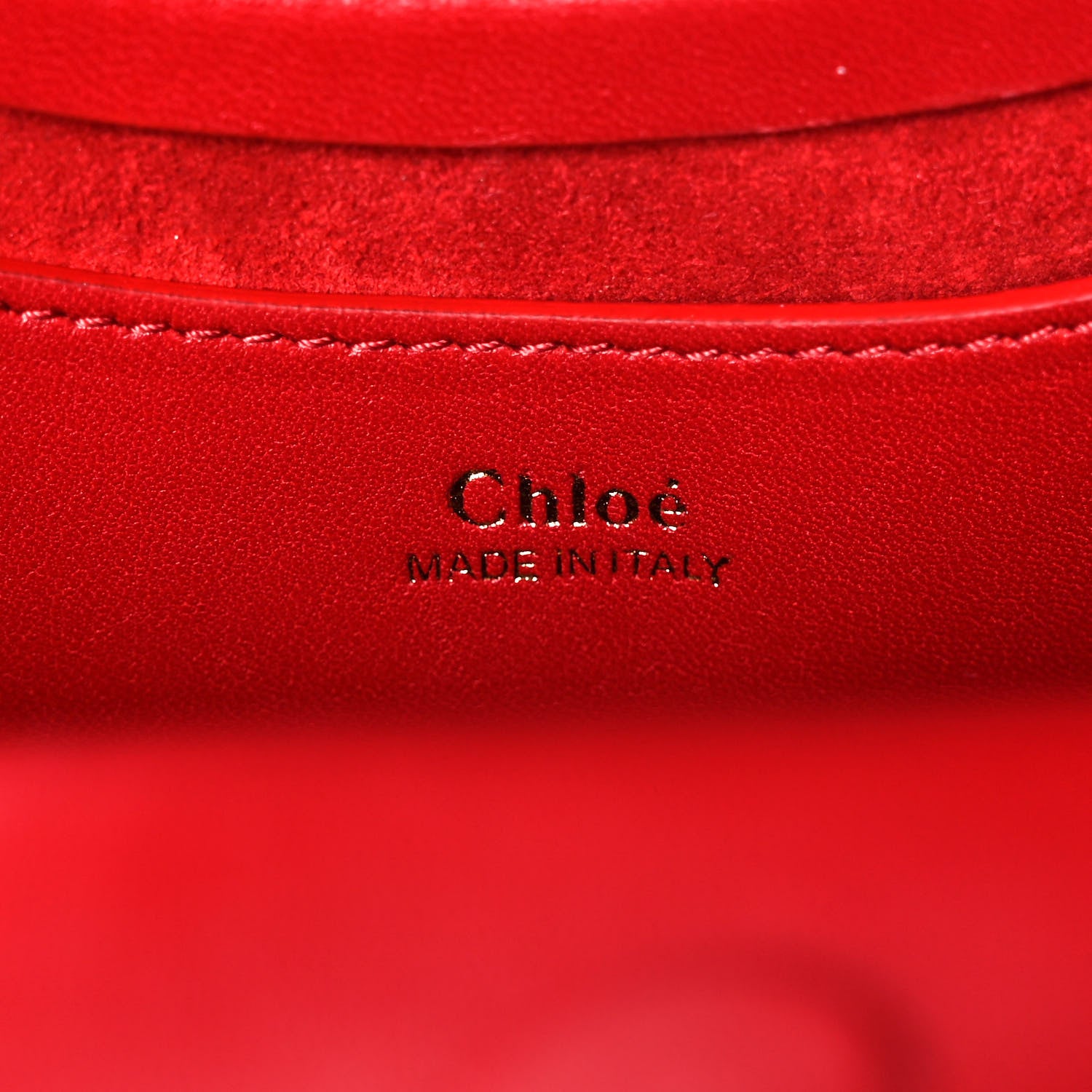 Chloe Nappa Small Kiss Bag Red Crush 12 of 15