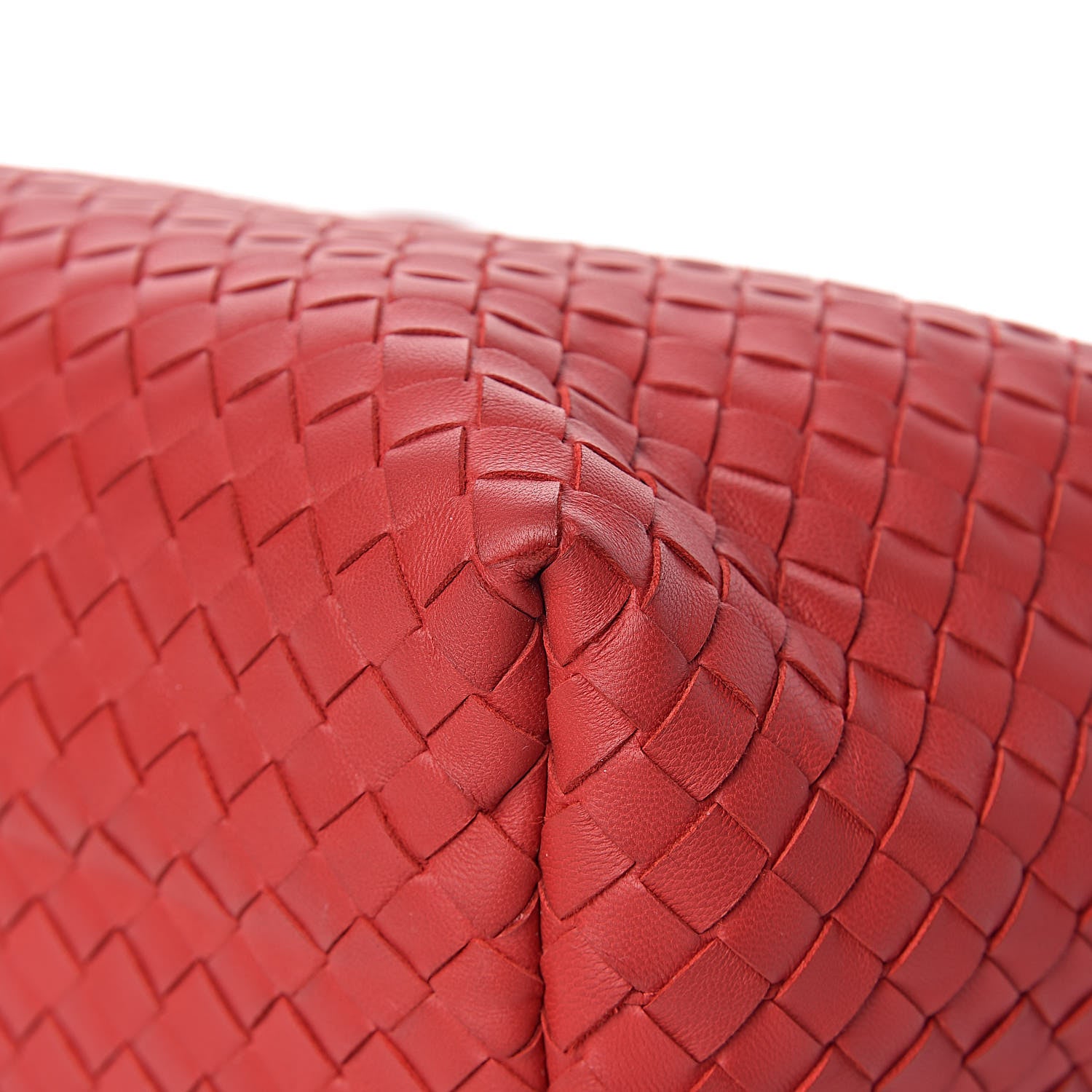 Bottega Veneta Nappa Intrecciato Small Bella Tote Red 11 of 12