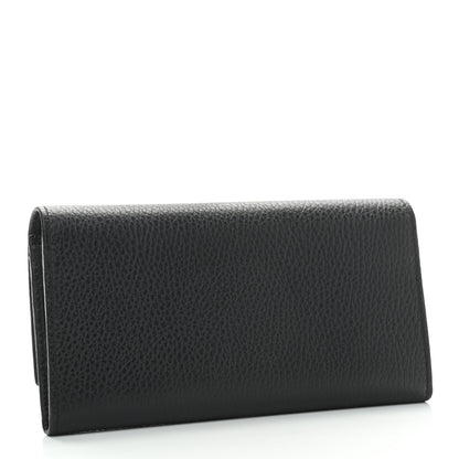 Gucci Calfskin Garden Continental Wallet Black 3 of 7