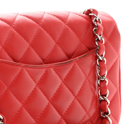 Chanel Lambskin Quilted Mini Rectangular Flap Pink 11 of 11