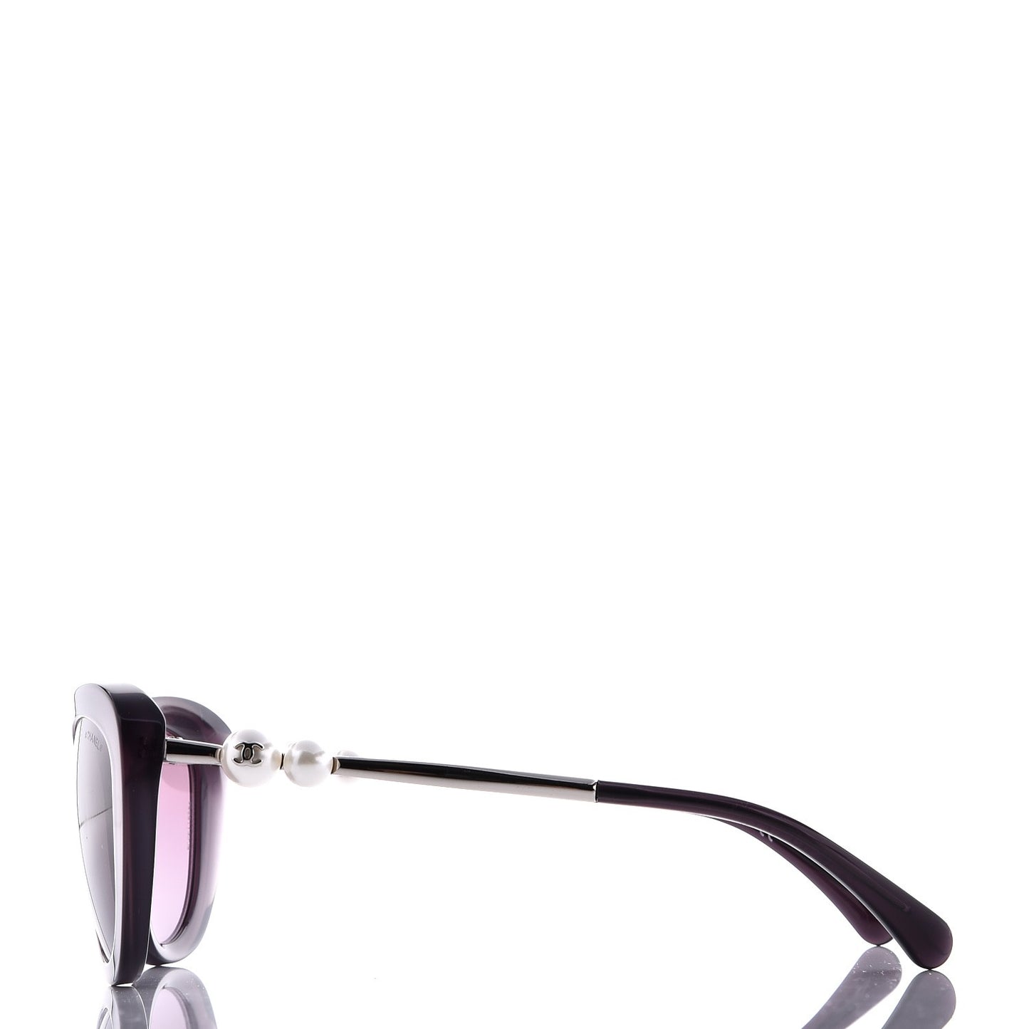 Acetate Pearl Cat Eye Sunglasses 5340-H Purple