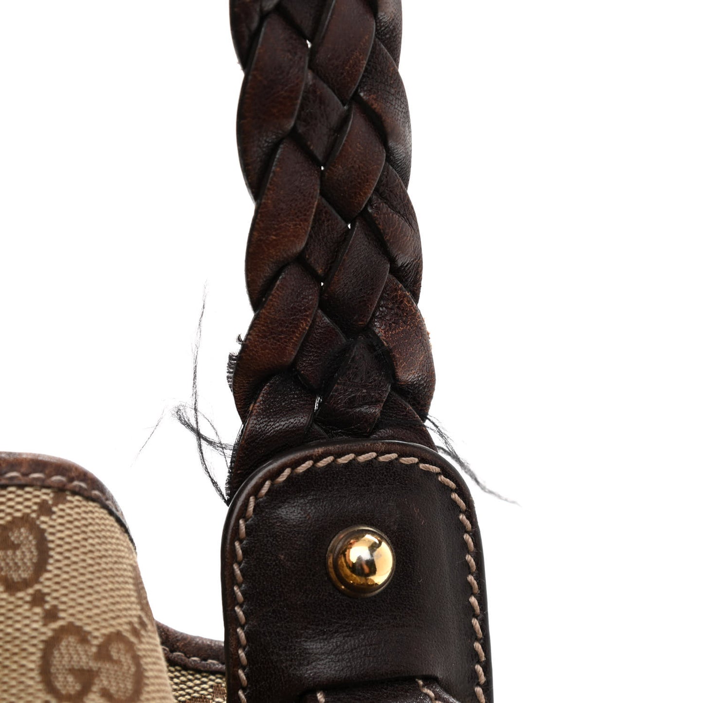 Monogram Small Pelham Shoulder Bag Dark Brown