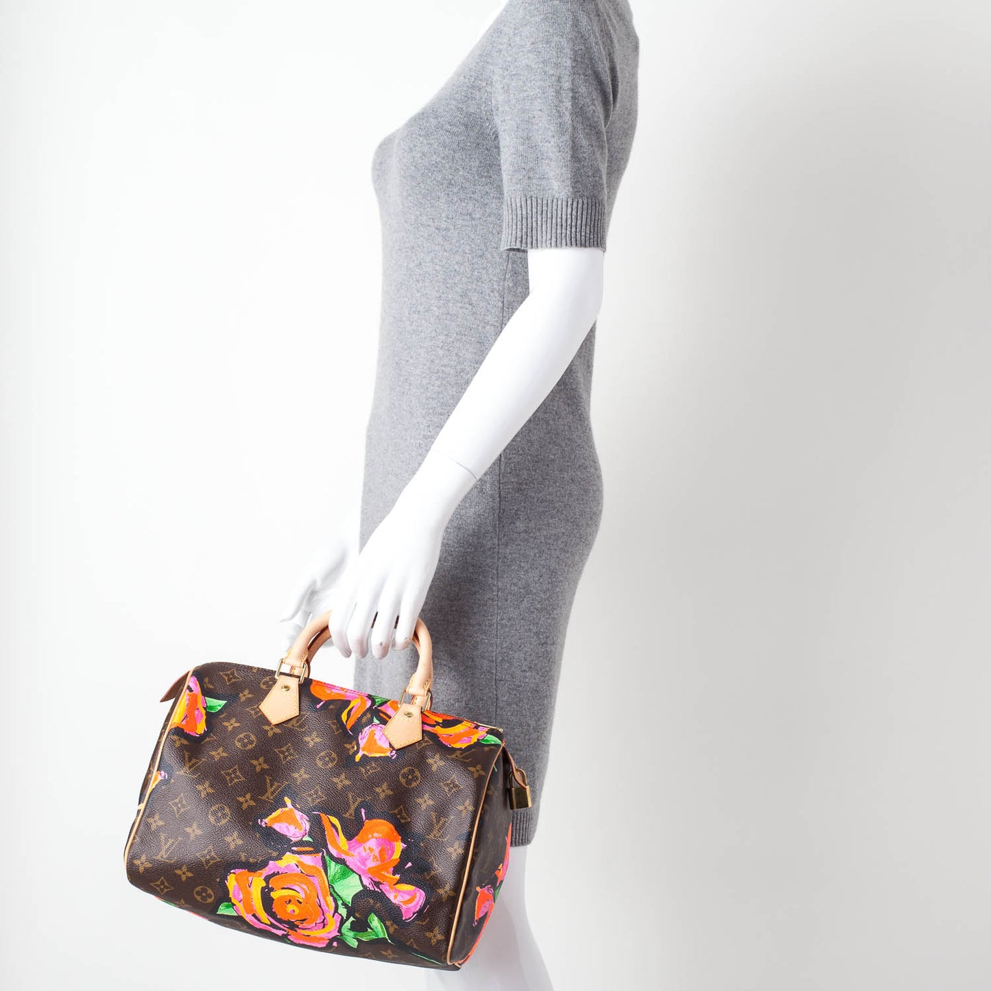 Monogram Roses Speedy 30