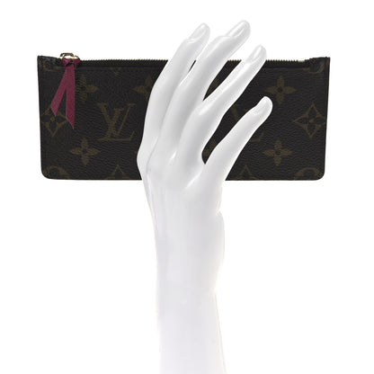 Louis Vuitton Monogram Josephine Wallet Zippered Insert Fuchsia 2 of 6