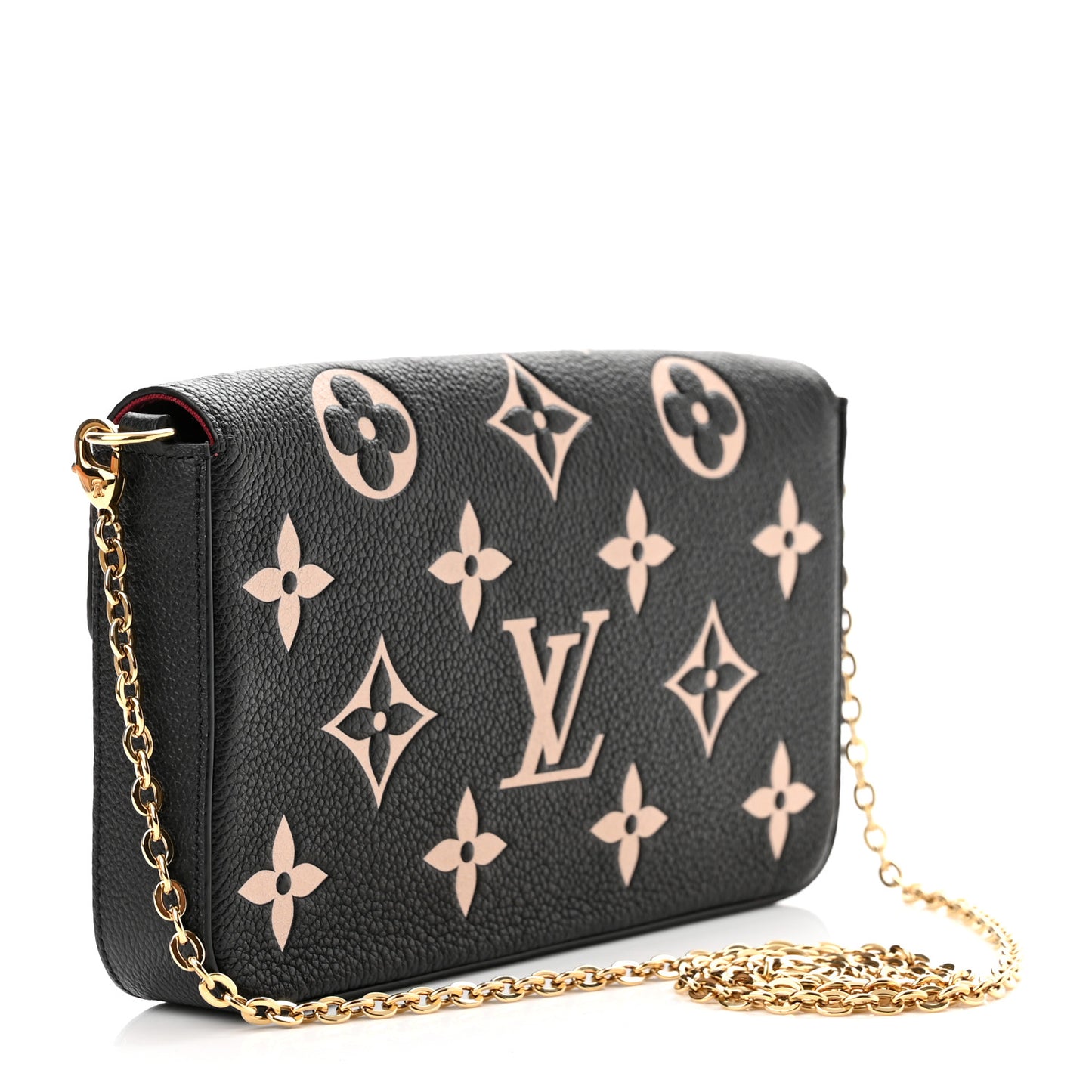 Empreinte Monogram Giant Felicie Pochette Black Beige
