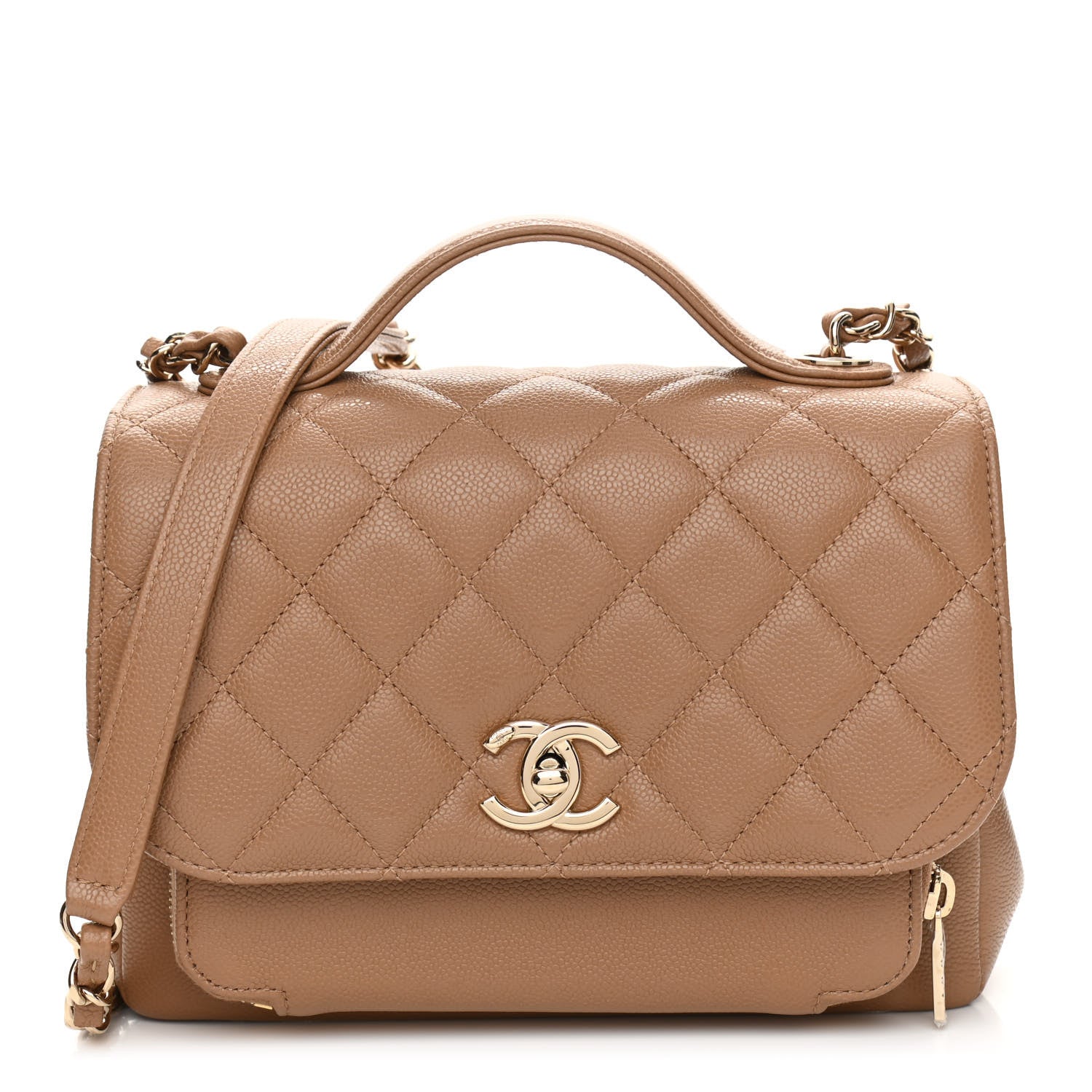 Chanel Caviar Quilted Medium Business Affinity Flap Brown 1 of 11