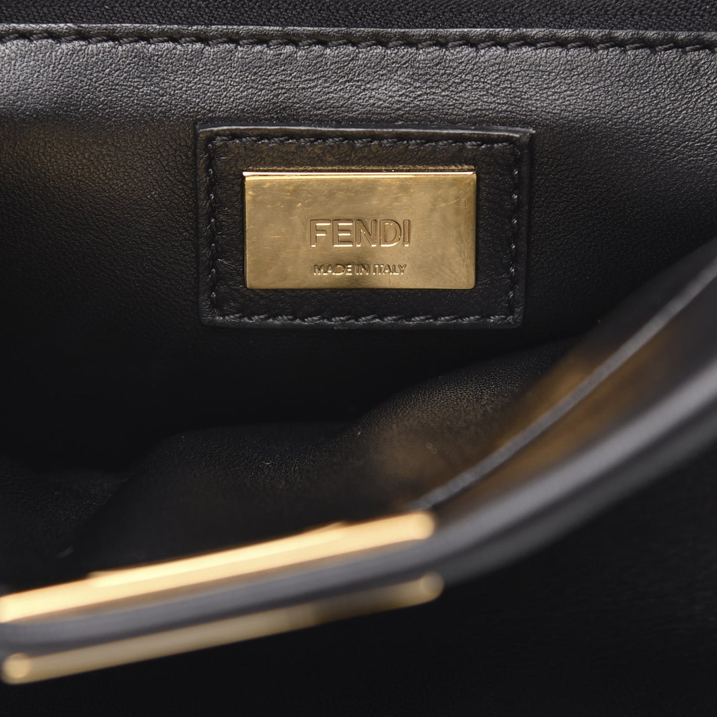 Nappa Mini Peekaboo Iconic Satchel Black