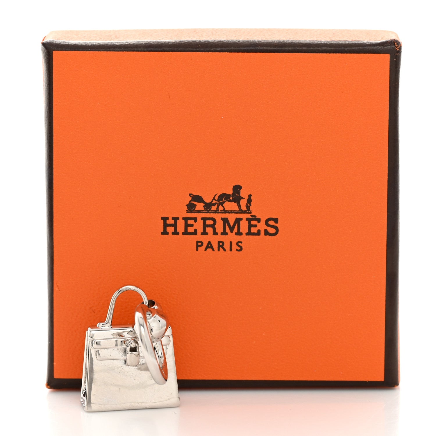 Hermes Palladium Mini Kelly Twilly Ring 4 of 4