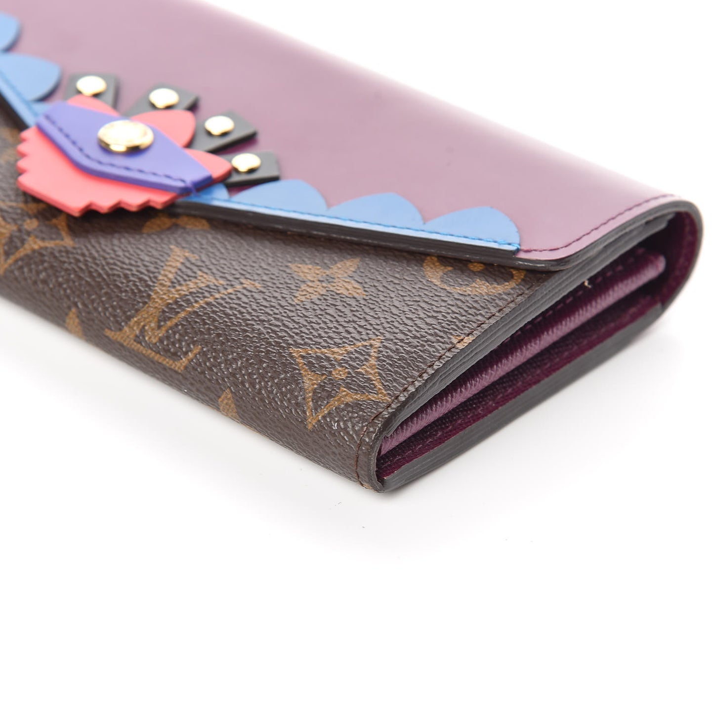 Monogram Totem Sarah Wallet Magenta