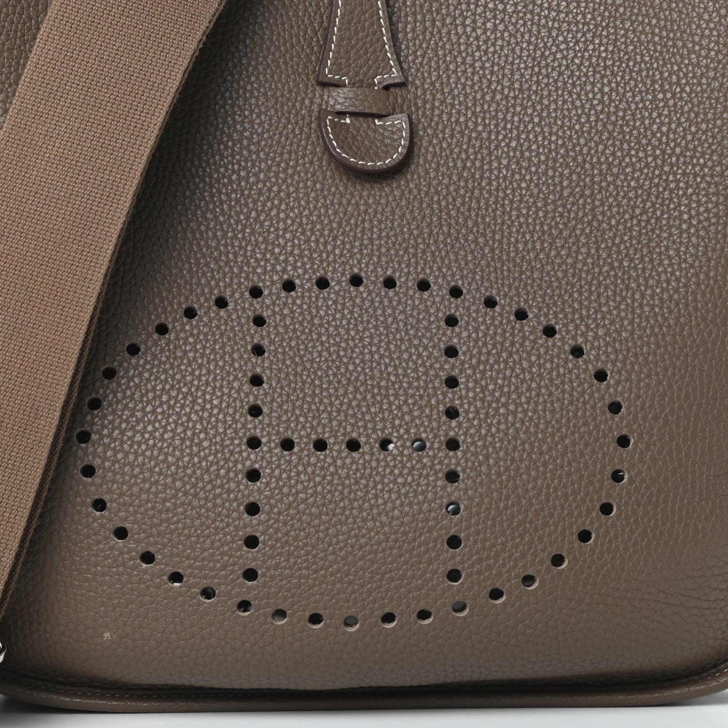 Hermes Taurillon Clemence Evelyne III PM Etoupe 8 of 13