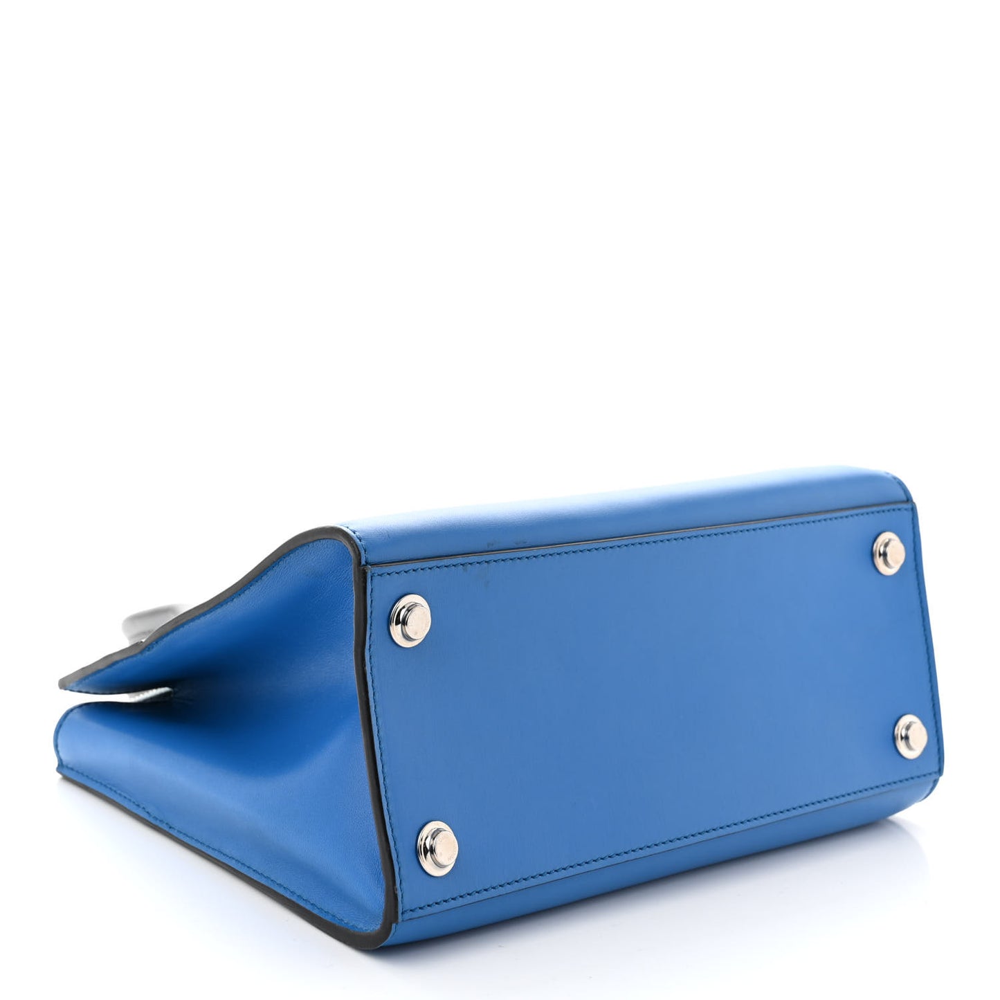 Calfskin City Steamer PM Silver Blue