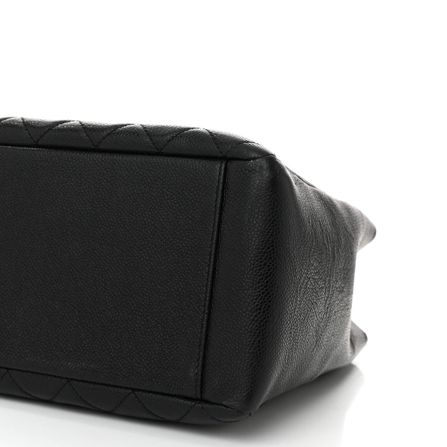 Caviar Quilted Grand Shopping Tote GST Black