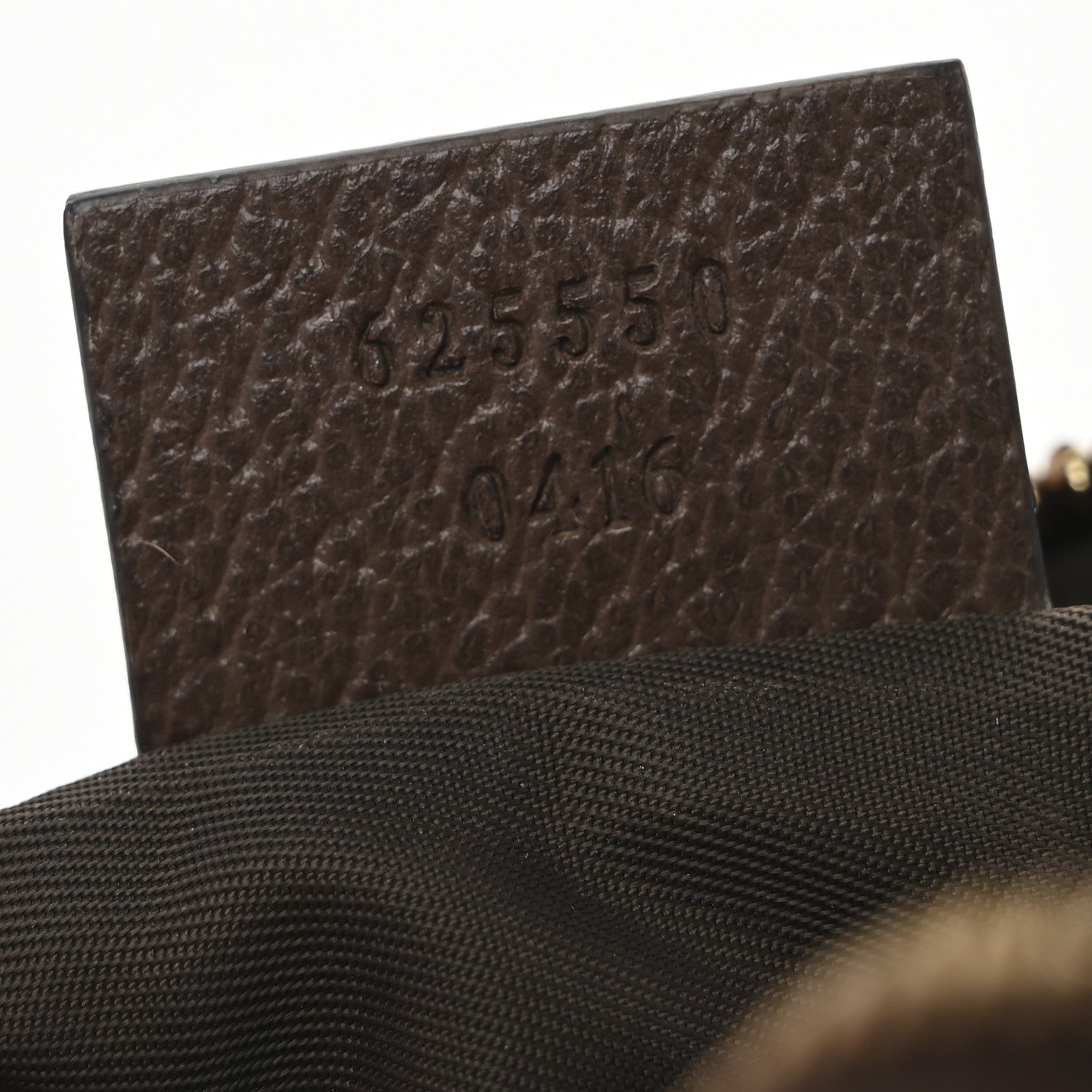 Gucci GG Supreme Monogram Textured Calfskin Web Medium Ophidia Cosmetic Case Beige Ebony New Acero 7 of 9