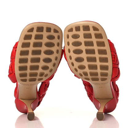 Bottega Veneta Shiny Nappa Intrecciato The Board Sandals 37 Nail Polish 5 of 7