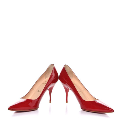 Christian Louboutin Patent New Piaf 85 Pumps 40.5 Cherry 5 of 13