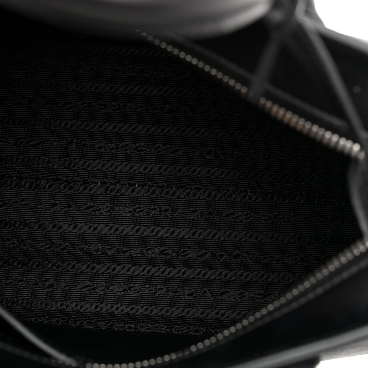 Saffiano Cuir Calfskin Mini Monochrome Top Handle Tote Black