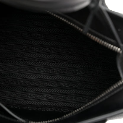 Prada Saffiano Cuir Calfskin Mini Monochrome Top Handle Tote Black 5 of 10