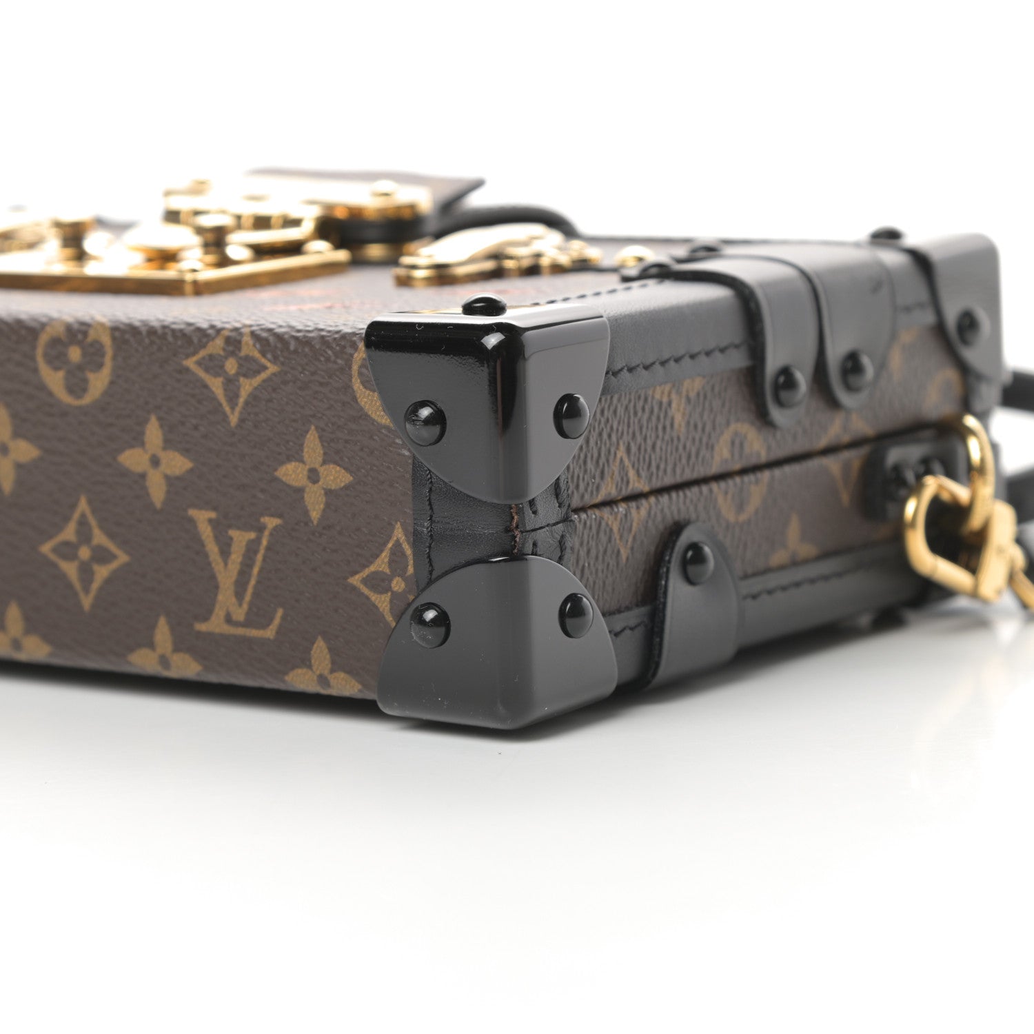 Louis Vuitton Monogram Petite Malle Black 10 of 12
