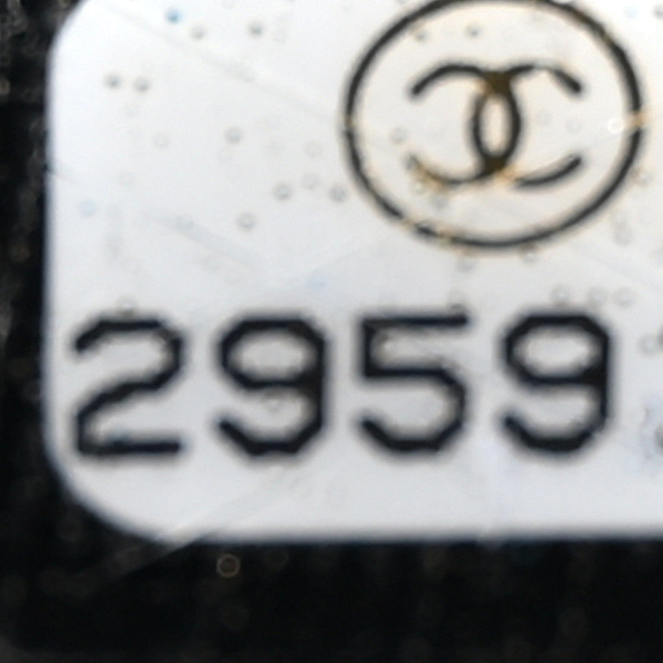 Caviar Quilted Card Holder Black