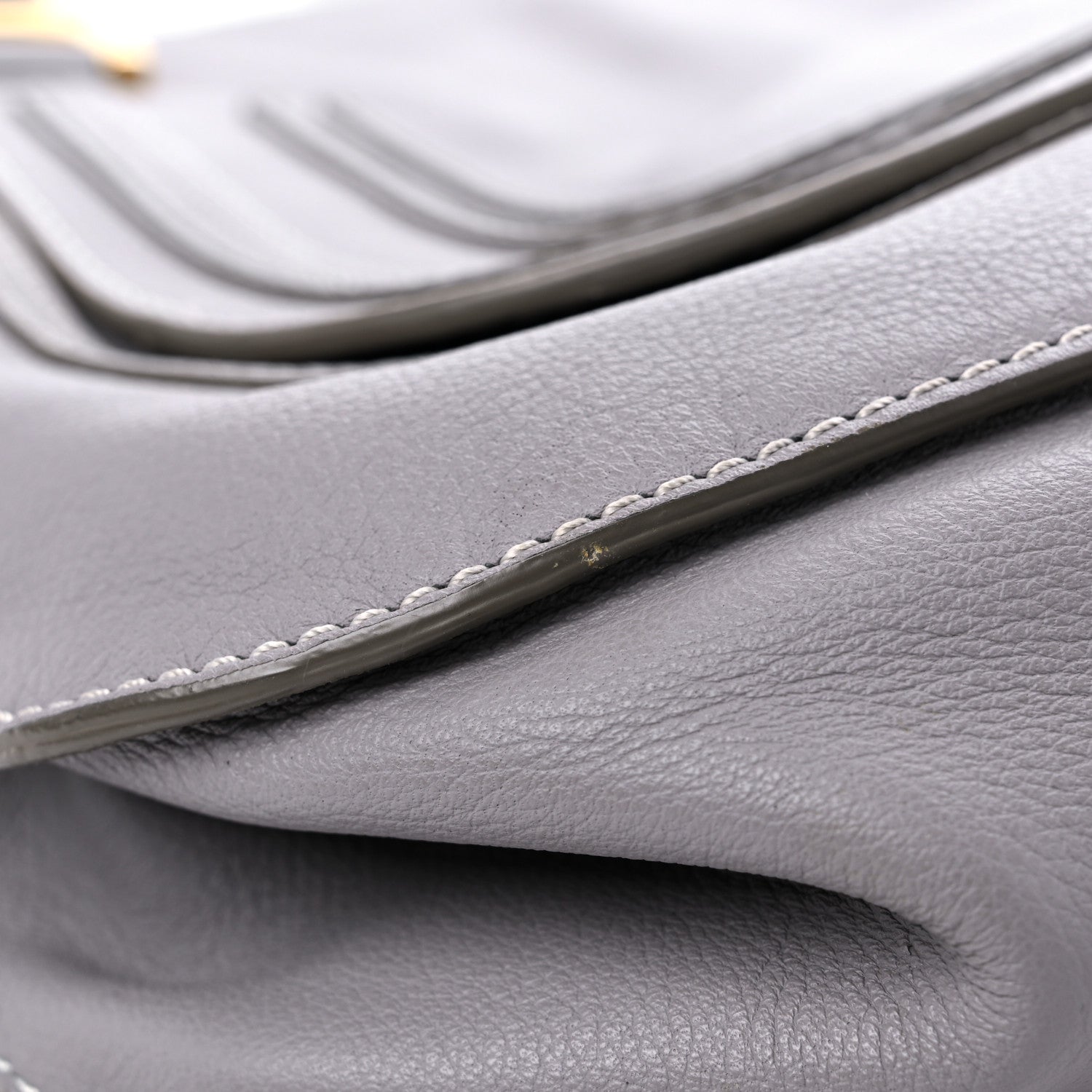 Chloe Calfskin Medium Marcie Satchel Cashmere Grey 7 of 17