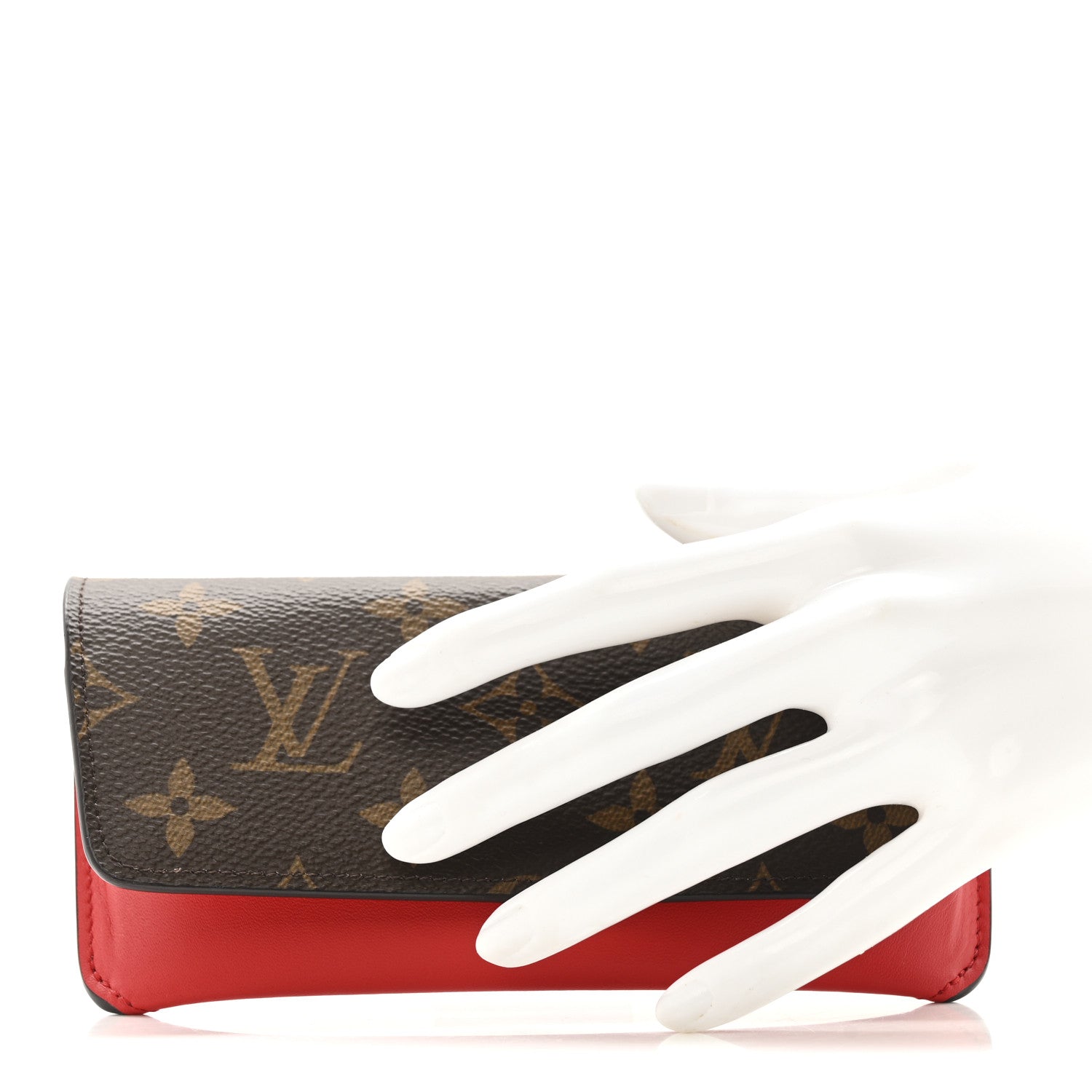 Louis Vuitton Monogram Woody Sunglass Case Rouge 2 of 9