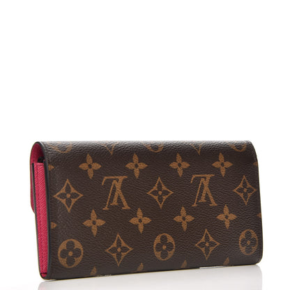 Louis Vuitton Monogram Emilie Wallet Hot Pink 3 of 9
