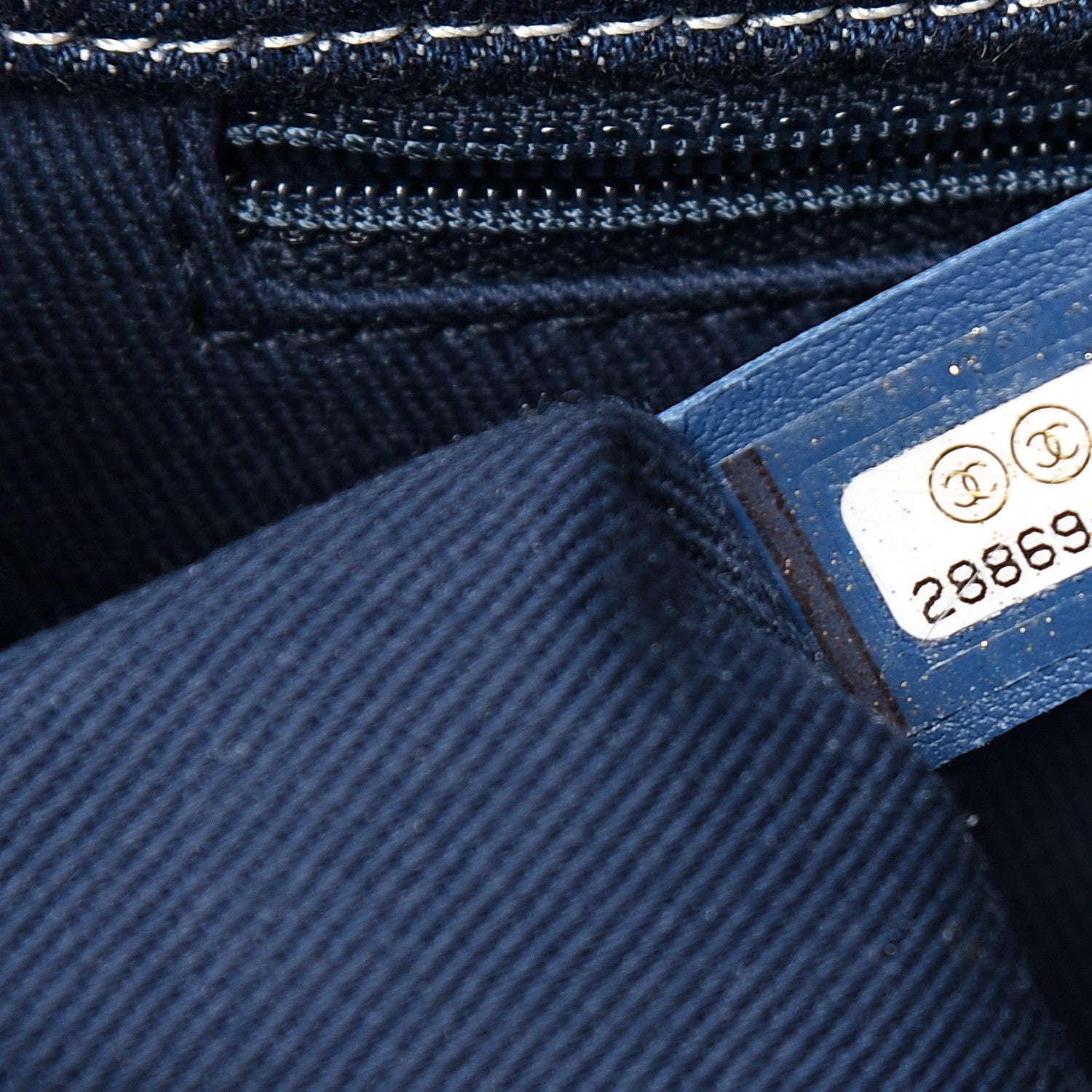 Chanel Denim Quilted Medium Denim Trip Single Flap Blue 6 of 8