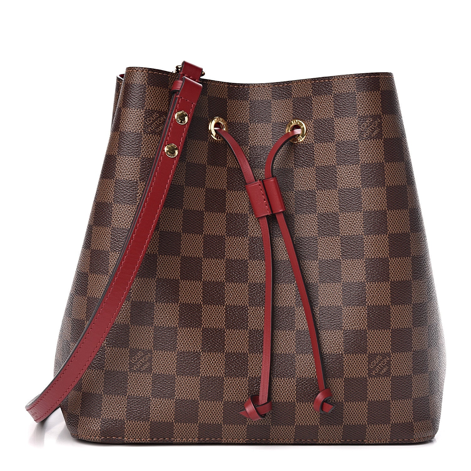 Louis Vuitton Damier Ebene Neonoe MM Cherry Berry 1 of 9