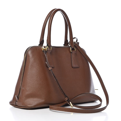 Prada Saffiano Lux Medium Promenade Tote Palissandro 3 of 13