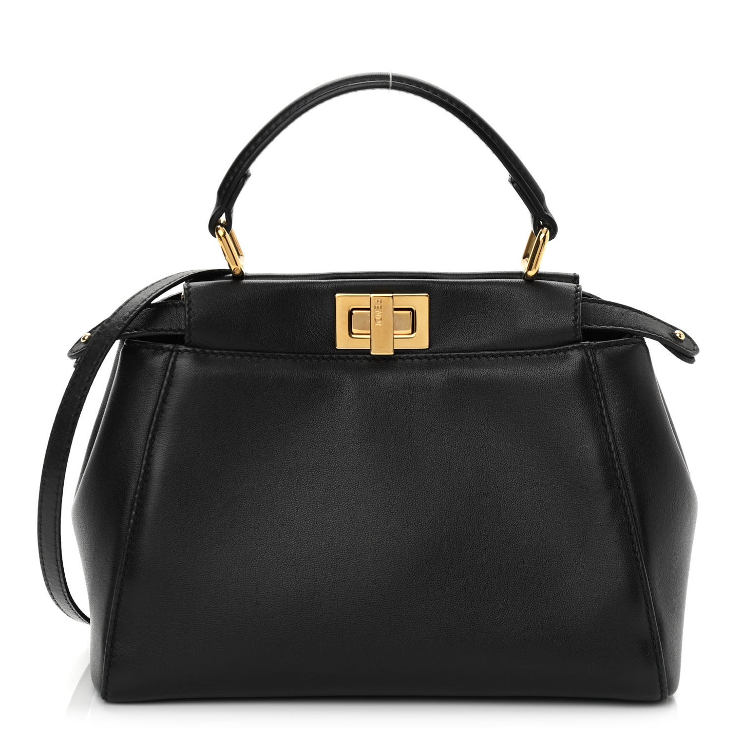 Nappa Mini Peekaboo Iconic Satchel Black