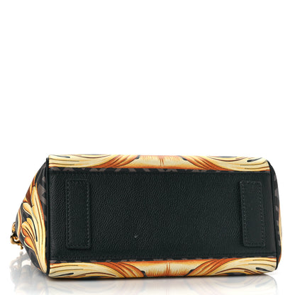 Versace X FENDI Grained Calfskin Fendace La Medusa Medium Top Handle Bag Black Multicolor 4 of 9