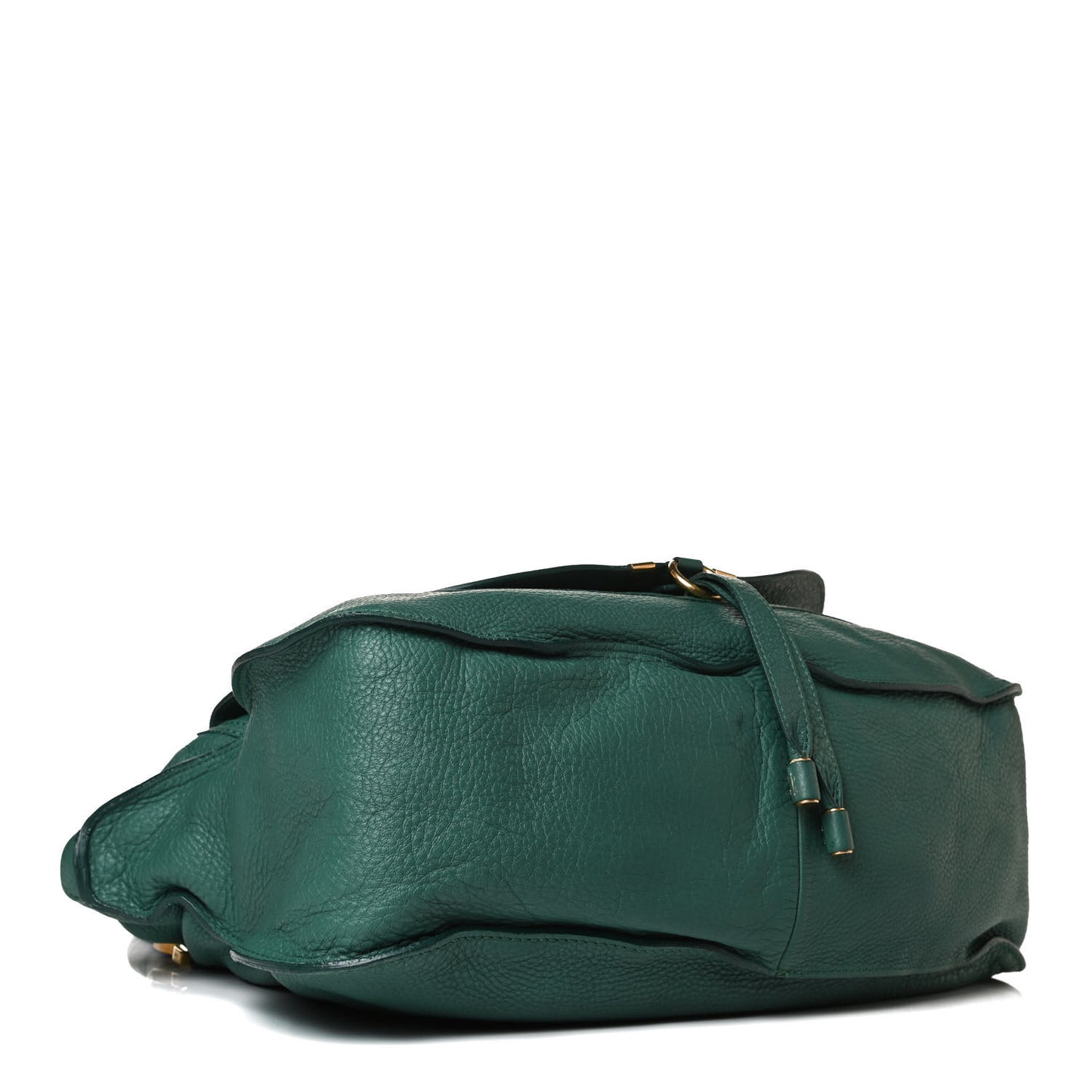 Calfskin Large Marcie Satchel Emerald