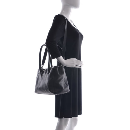 Chanel Calfskin Cerf Executive Shopper Tote Black 3 of 19