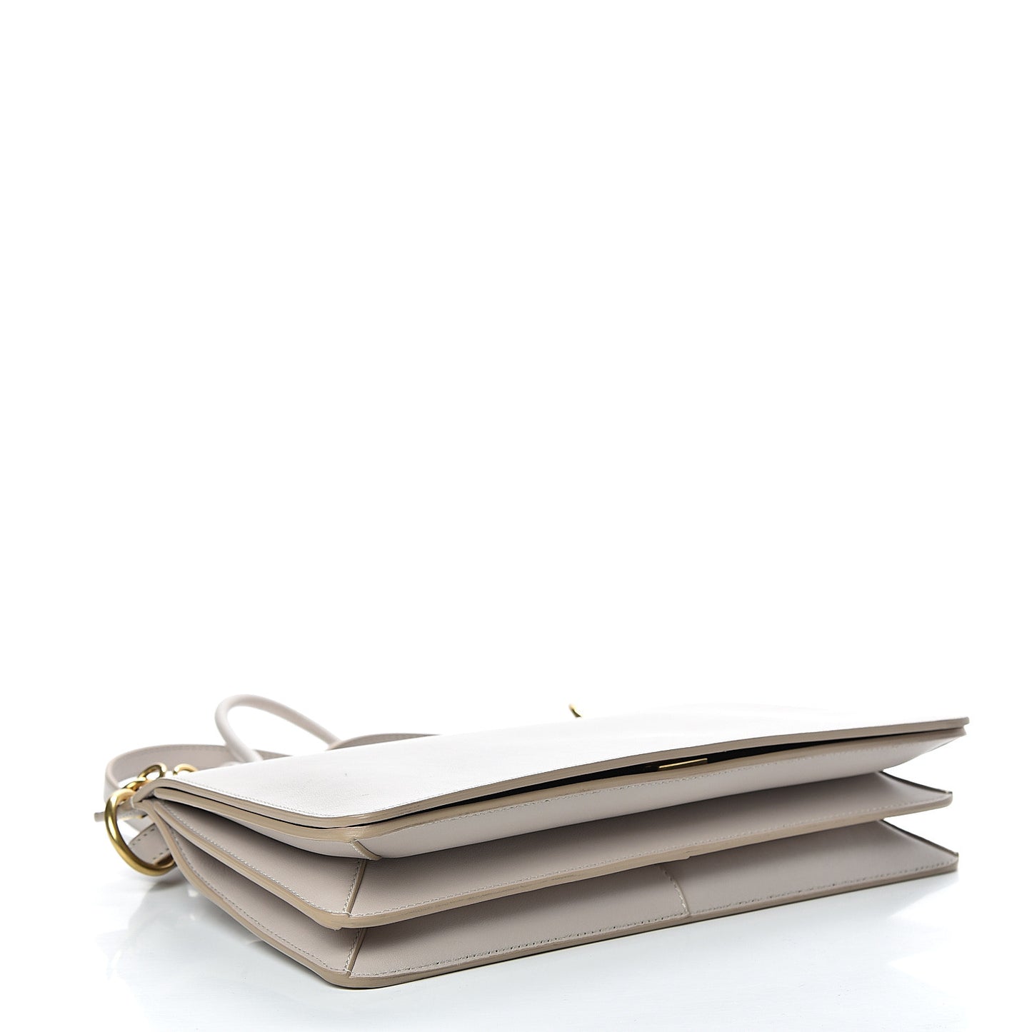 Calfskin Small Whip Top Handle Crossbody Natural