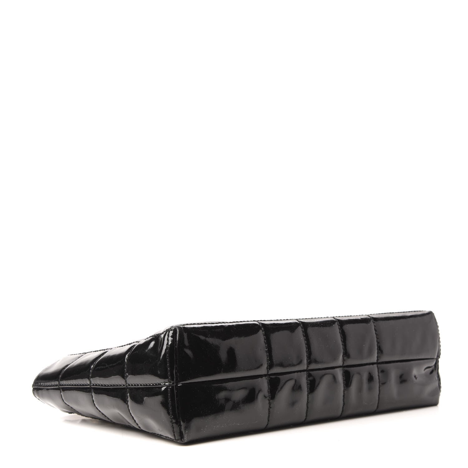 Chanel Patent Chocolate Bar CC Tote Black 4 of 9
