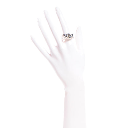 Chanel Sterling Silver Knot Ring 5.5 2 of 5