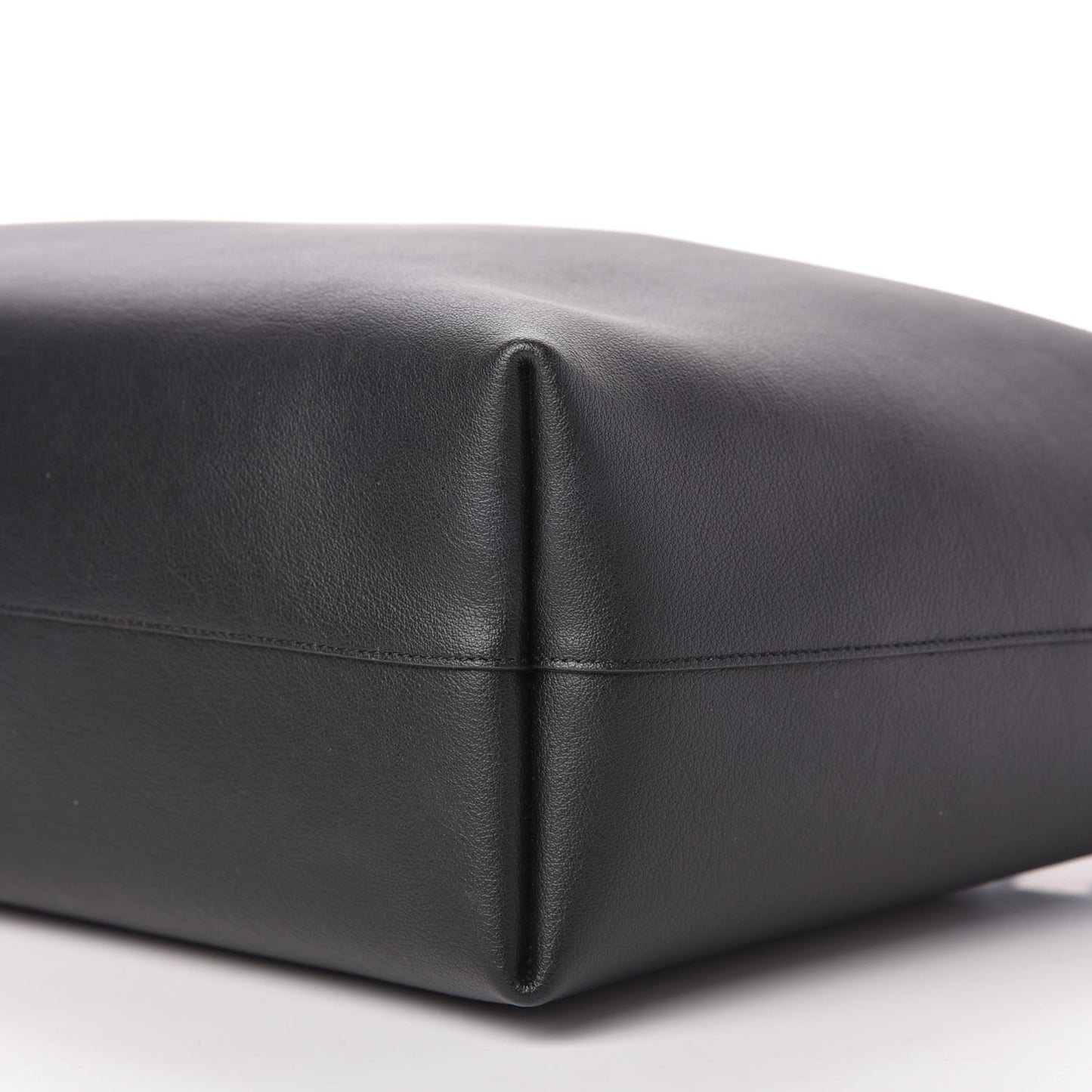Calfskin Large Shopping Tote Black