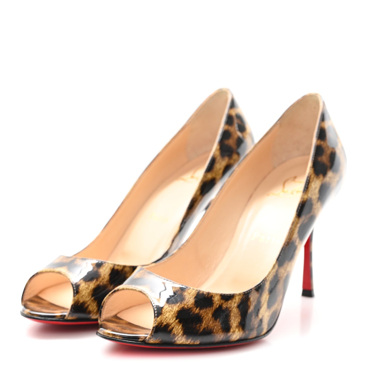 Patent Leopard Pumps 37