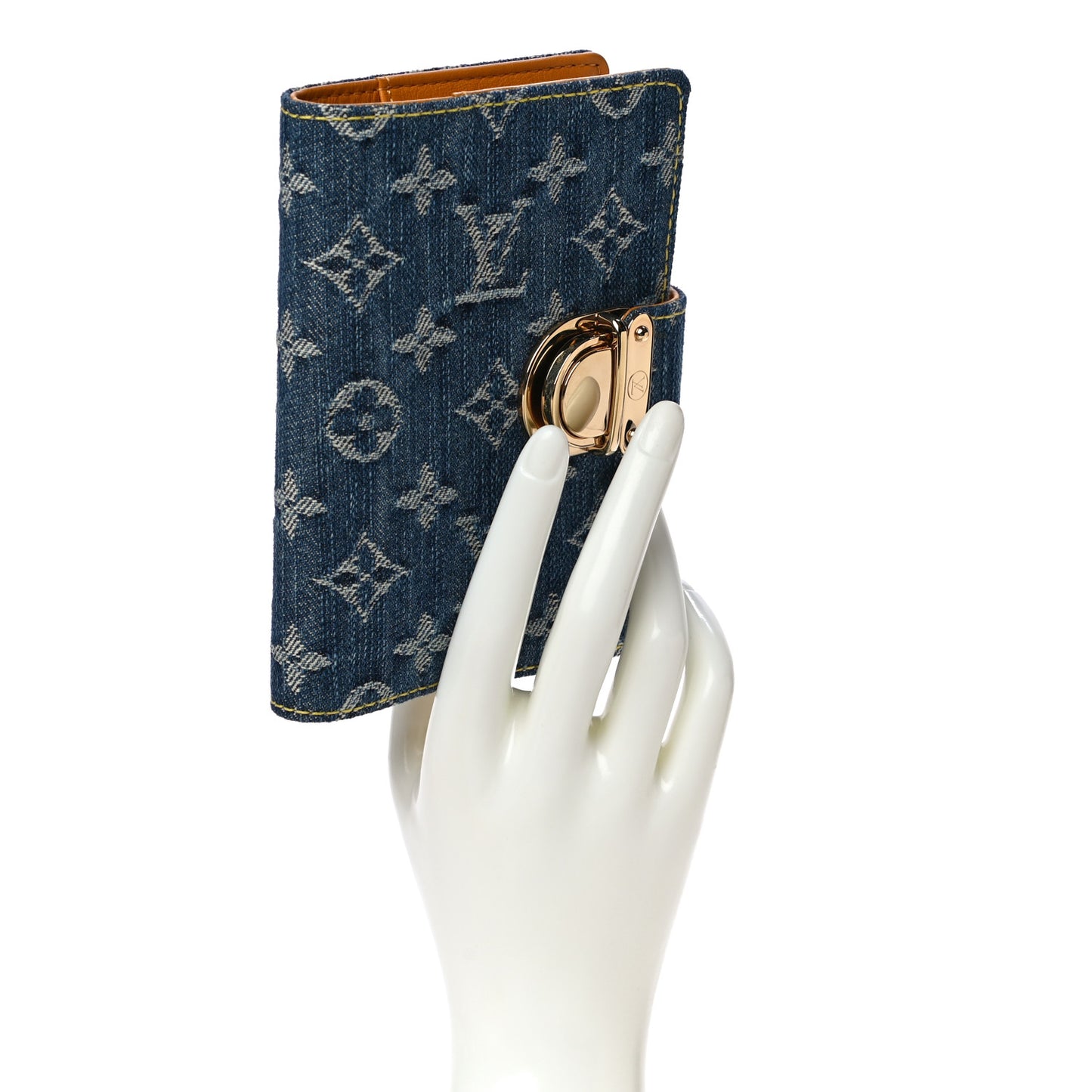 Monogram Denim Agenda PM Blue
