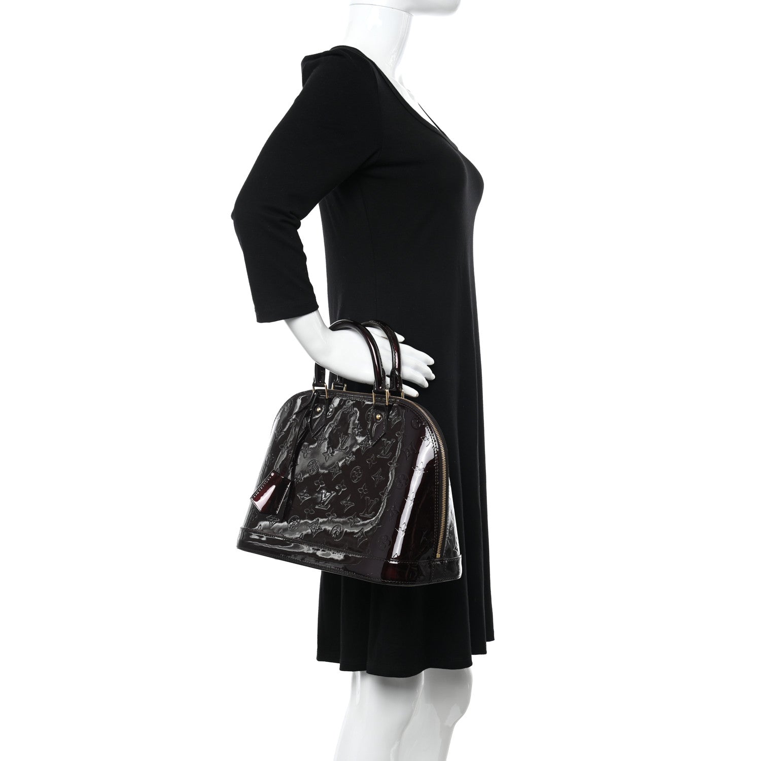 Louis Vuitton Vernis Alma PM Amarante 2 of 10