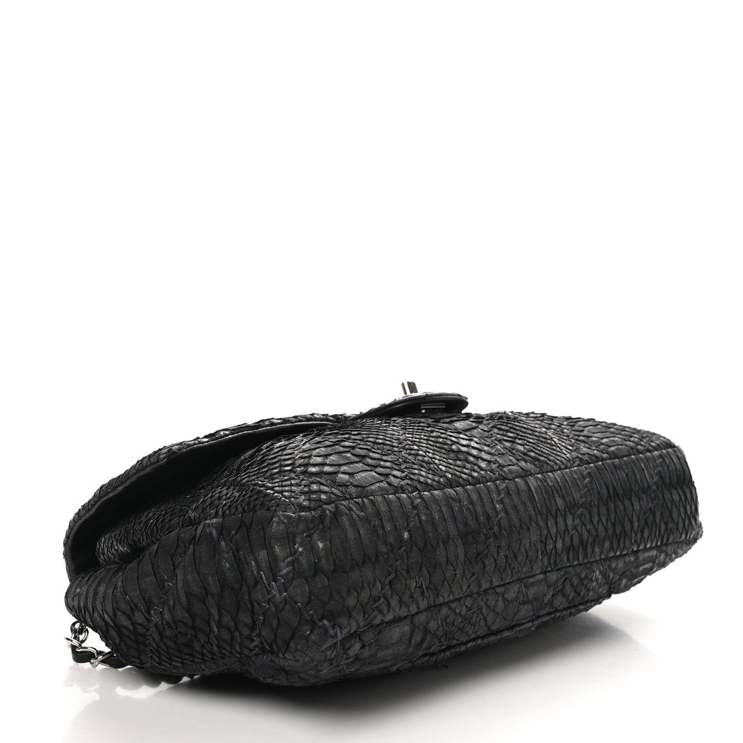 Snakeskin Ultimate Stitch Flap Black
