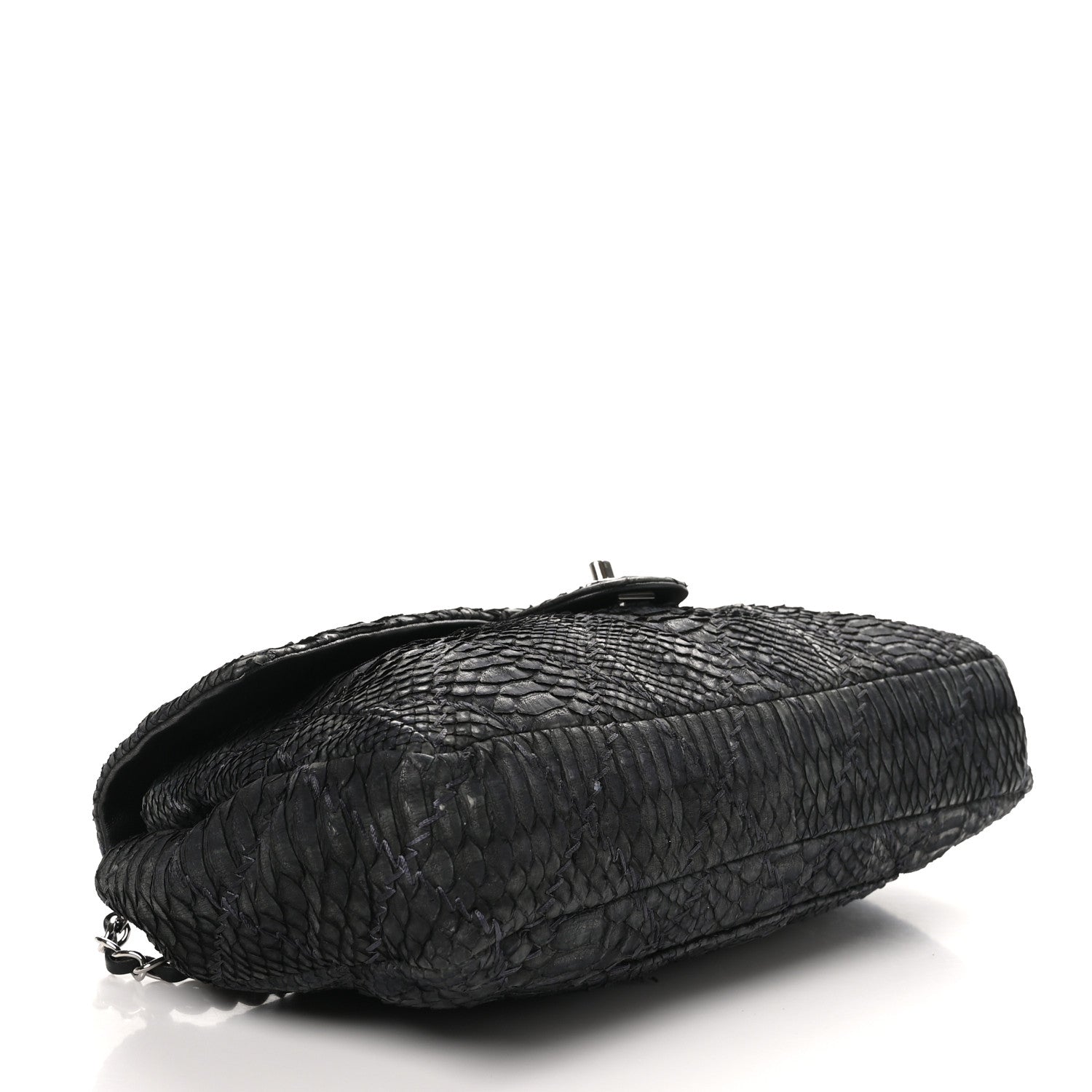 Chanel Snakeskin Ultimate Stitch Flap Black 4 of 11