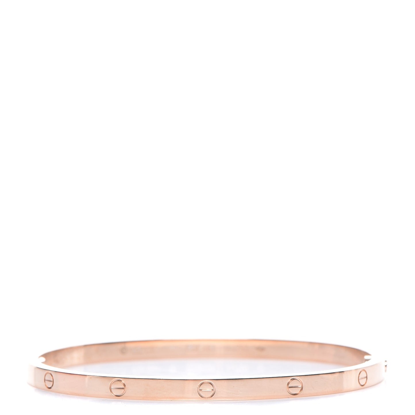 18K Pink Gold Small LOVE Bracelet 17