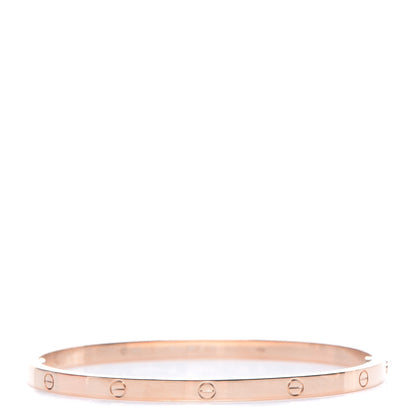 Cartier 18K Pink Gold Small LOVE Bracelet 17 1 of 7