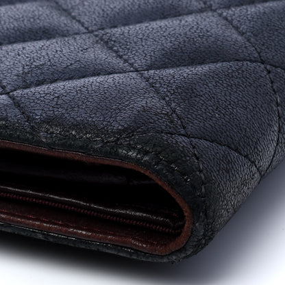 Chanel Lambskin Quilted Yen Wallet Black 6 of 8
