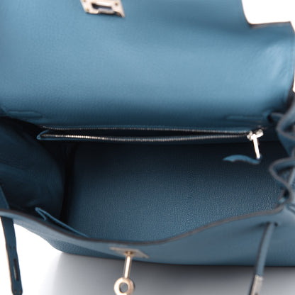 Hermes Togo Kelly Retourne 25 Azur 5 of 10
