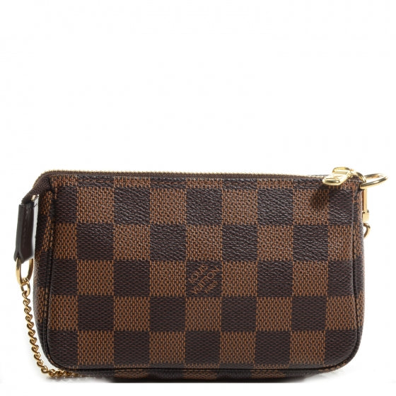 Louis Vuitton Damier Ebene Mini Pochette Accessories 1 of 8