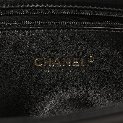Chanel Calfskin Stitched Thin City Clutch Black 7 of 10